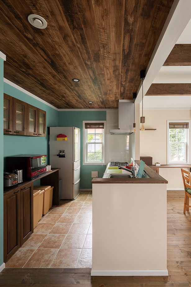  デザインハウス・エフ 【間取り有/1000万円台/平屋の家】コンパクトで開放的なオールドハワイアンスタイルのフラットハウスの建築実例画像7