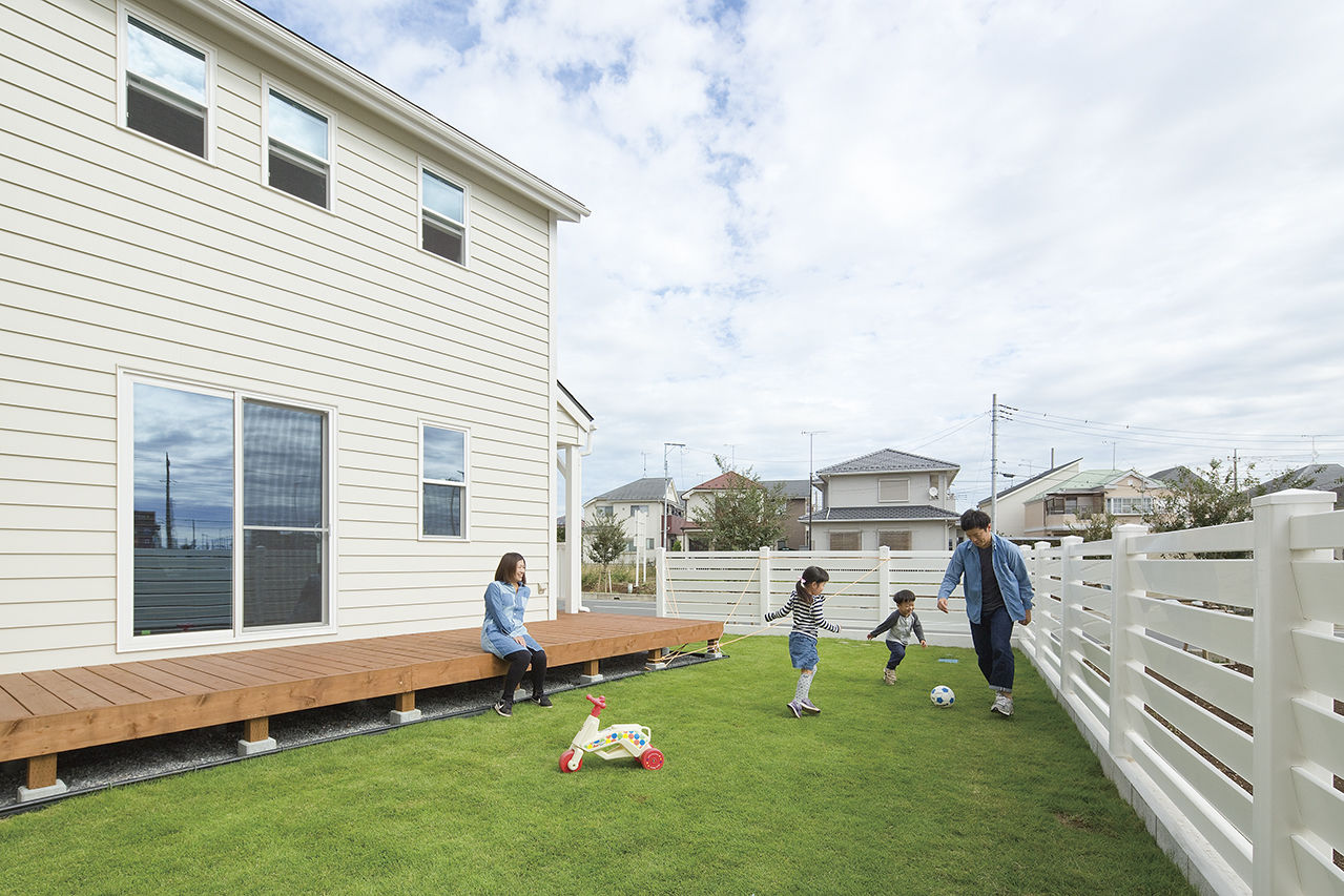  デザインハウス・エフ 【1500万～1999万円・間取りあり】無垢床にこだわり憧れを詰め込んだ、シンプルなアメリカンハウスを実現の建築実例画像3