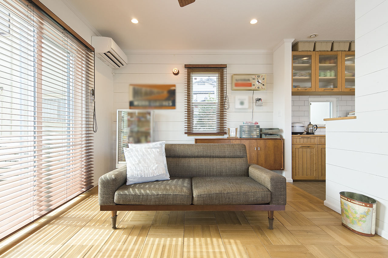  デザインハウス・エフ 【1500万～1999万円・間取りあり】無垢床にこだわり憧れを詰め込んだ、シンプルなアメリカンハウスを実現の建築実例画像4