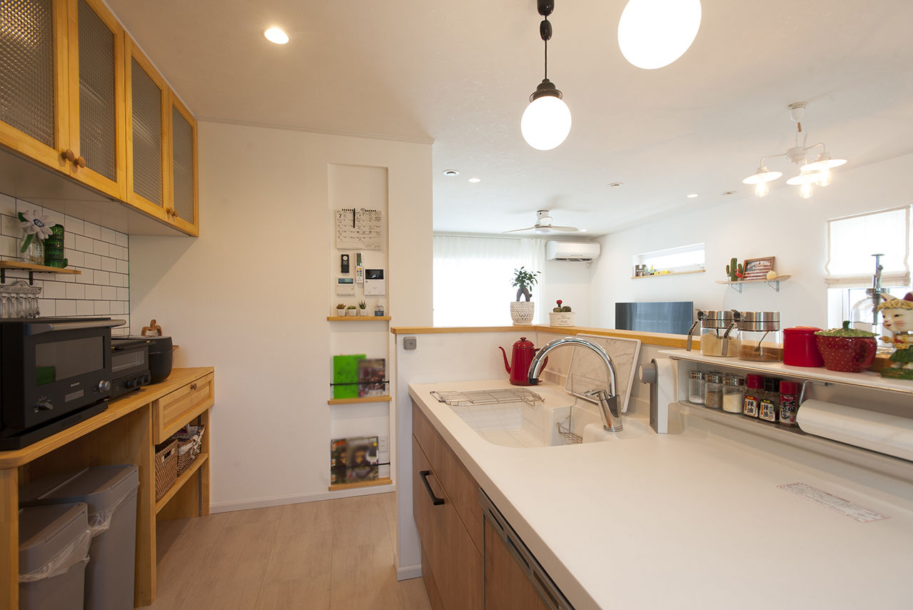  デザインハウス・エフ 【1500万～1999万円・間取りあり】淡いグリーンのラップサイディングが映えるアメリカンハウスの建築実例画像5