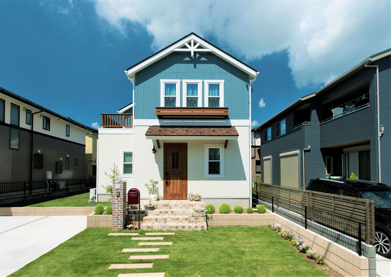  デザインハウス・エフ 【1000万円台/30坪台/間取り図/書斎/吹き抜け】「大好き」が沢山詰まった、おしゃれ可愛い北欧スタイルの家の建築実例画像