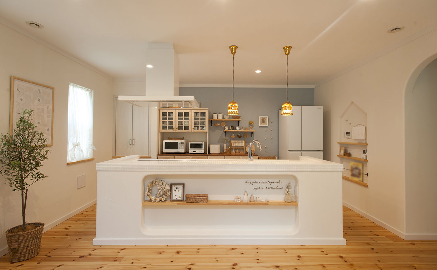  デザインハウス・エフ 【1000万円台/30坪台/間取り図/書斎/吹き抜け】「大好き」が沢山詰まった、おしゃれ可愛い北欧スタイルの家の建築実例画像5