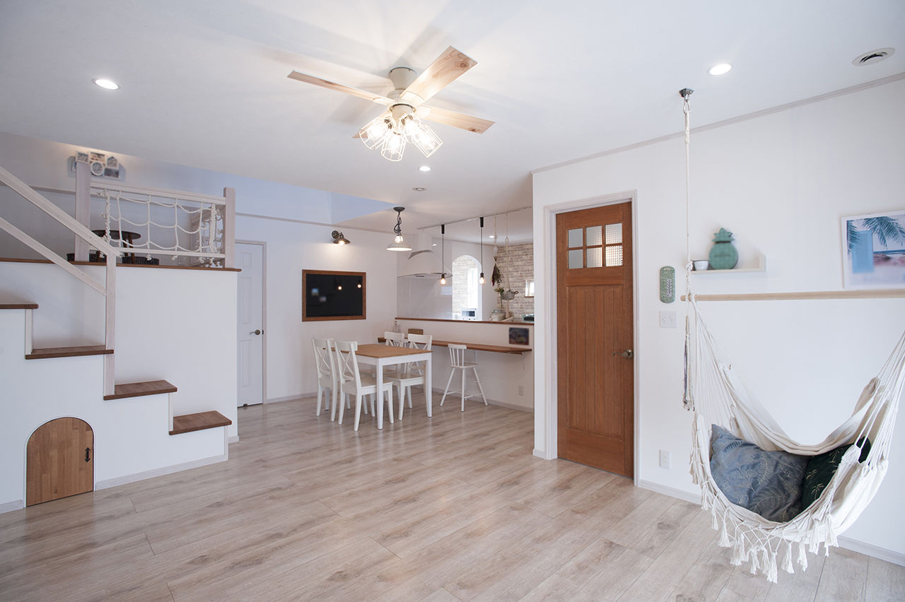  デザインハウス・エフ 【1500万～1999万円・間取りあり】憧れがカタチになった、おうち時間を満喫できる平屋のアメリカンハウスの建築実例画像3