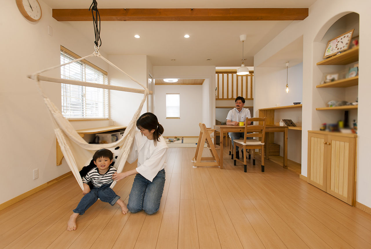  デザインハウス・エフ 【1000万円台/38坪/間取り図】変化に富んだ空間が魅力。本場のデザインを表現したプロヴァンスのお家の建築実例画像2