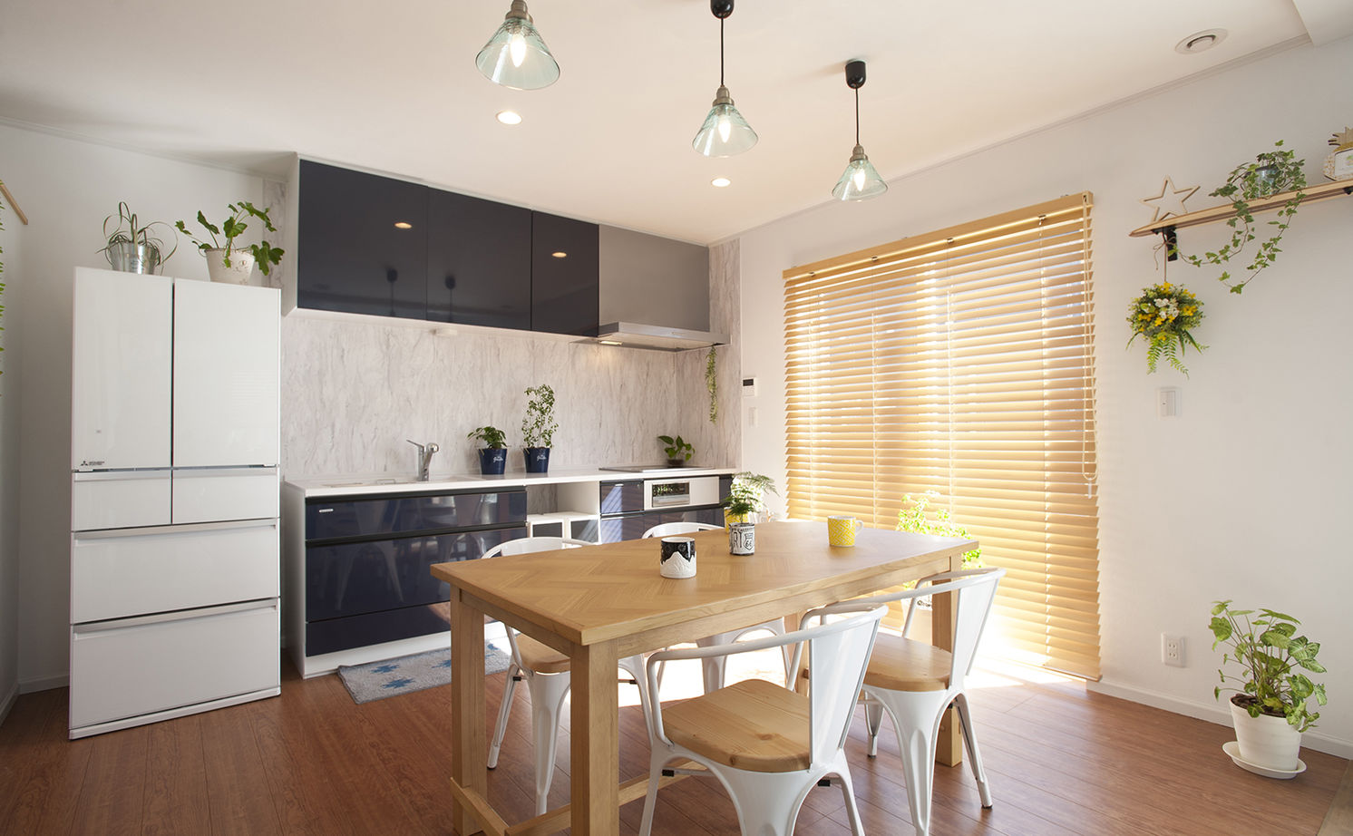  デザインハウス・エフ 【1000万円台/20坪台/平屋/間取り図】爽やかなブルーが印象的。ナチュラルテイストのアメリカンハウスの建築実例画像6