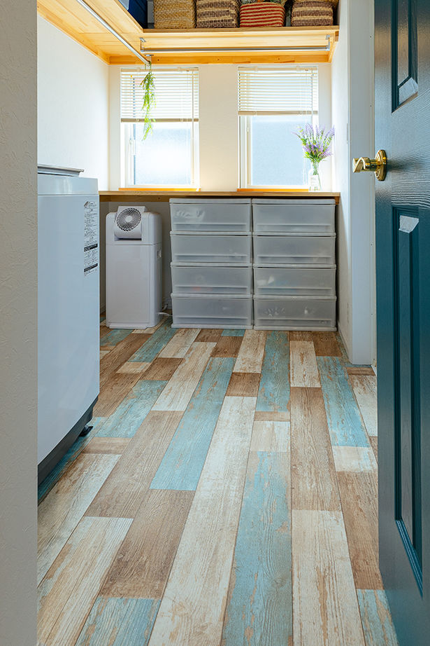  デザインハウス・エフ 【1000万円台/20坪台/平屋/間取り図】爽やかなブルーが印象的。ナチュラルテイストのアメリカンハウスの建築実例画像9