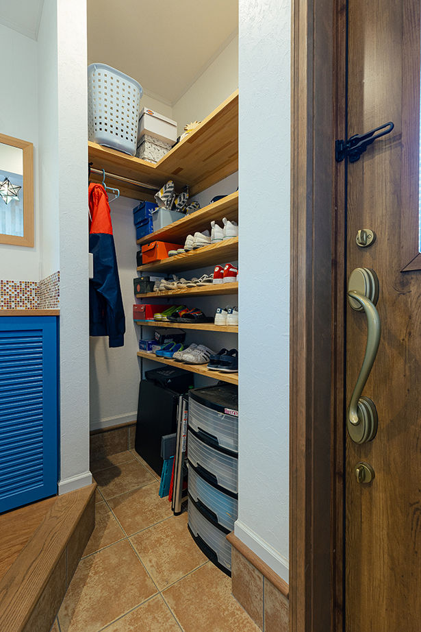  デザインハウス・エフ 【1000万円台/20坪台/平屋/間取り図】爽やかなブルーが印象的。ナチュラルテイストのアメリカンハウスの建築実例画像13