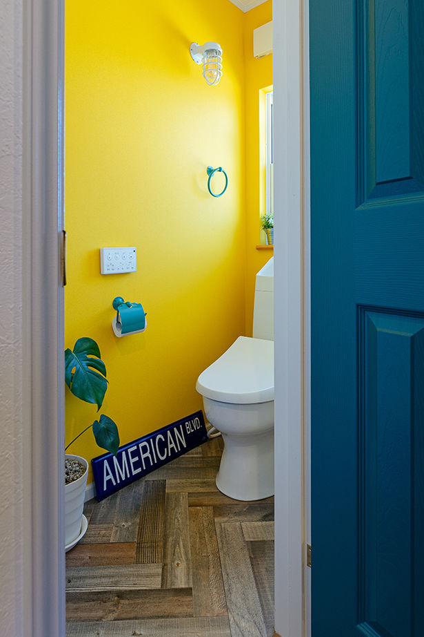  デザインハウス・エフ 【1000万円台/20坪台/平屋/間取り図】爽やかなブルーが印象的。ナチュラルテイストのアメリカンハウスの建築実例画像14