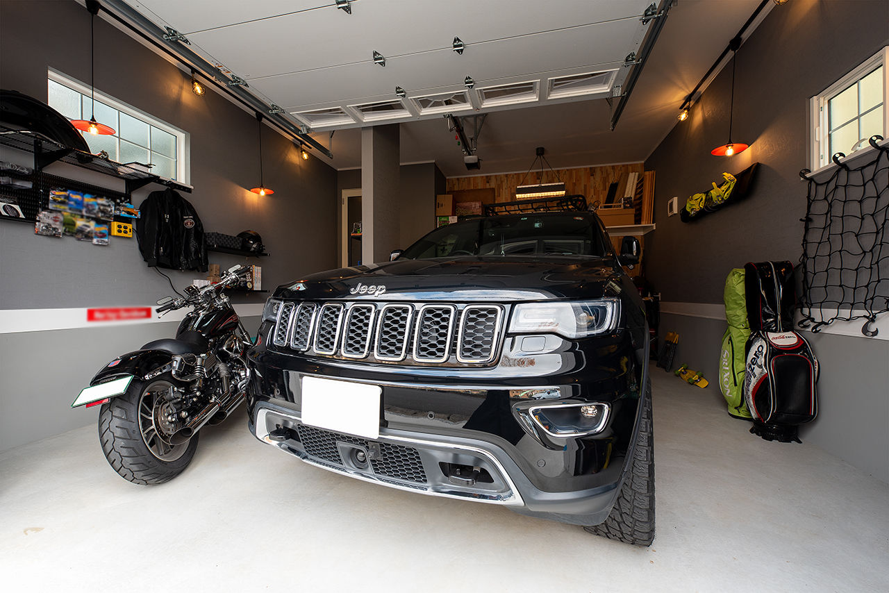  デザインハウス・エフ 【2000万円台/40坪台/ガレージ/間取り図】昔観た映画のような、ビルトインガレージ付きアメリカンハウスの建築実例画像2