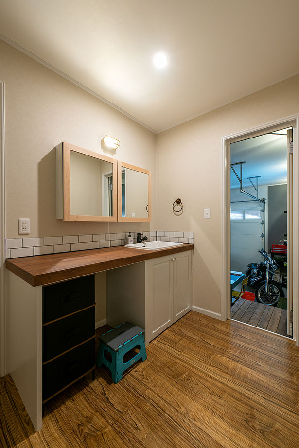  デザインハウス・エフ 【2000万円台/40坪台/ガレージ/間取り図】昔観た映画のような、ビルトインガレージ付きアメリカンハウスの建築実例画像8