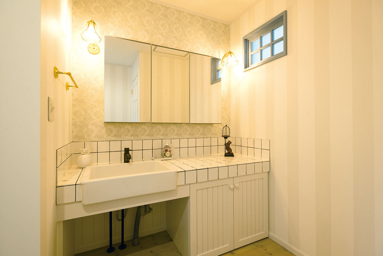  デザインハウス・エフ 【1000万円台/26坪/平屋/無垢材/間取り図有】ブルーの統一感が爽やかなアメリカンフラットハウスの建築実例画像8