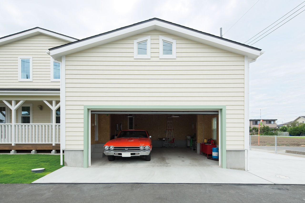 古川工務店 【2500～2999万円・間取りあり】西海岸スタイルのガレージハウス　吹き抜けの開放感が爽快な平屋の家の建築実例画像10