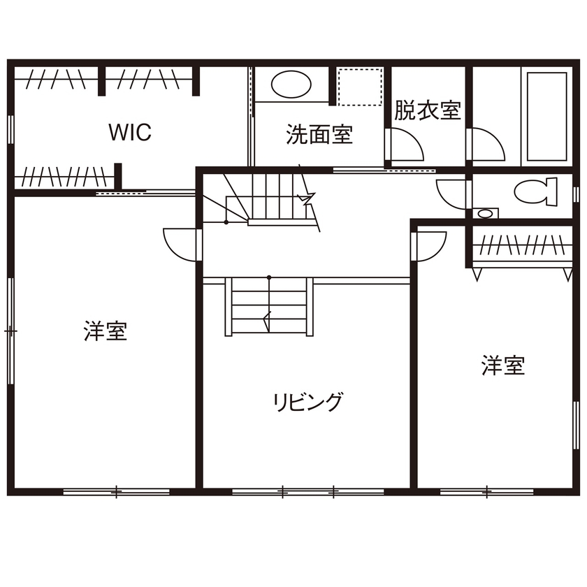 アゼリアホーム｜賃貸併用・設計・管理 【三鷹市/変形地】インナーバルコニーで富士山を眺めながらリラックスできる住まいの間取り図（2LDK＋書斎）1階