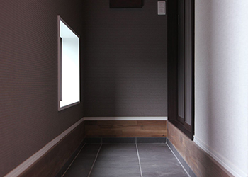 悠悠ホーム 【2000万円～2500万円で建てた家】日本家屋を参考に自分達らしい「和モダン」 来客に重宝する土間のある家の建築実例画像2