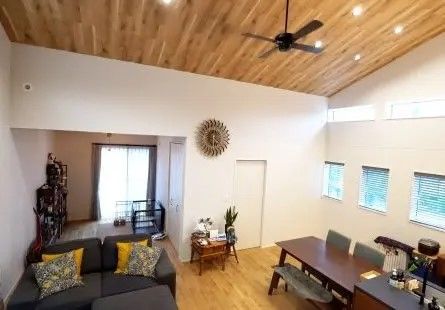 悠悠ホーム 【平屋/スキップフロア/アイランドキッチン】暮らしやすさのヒミツは健康的なくつろぎ空間と家事動線の建築実例画像3