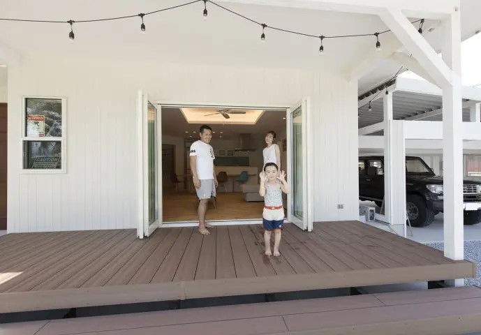 悠悠ホーム 【平屋/ガレージハウス/外断熱】デザインも機能性も大満足！憧れをカタチにした自分だけのハワイアンハウスの建築実例画像2