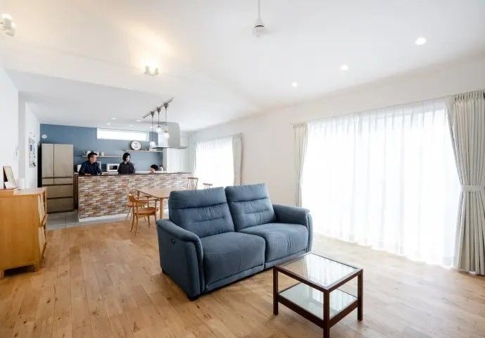 悠悠ホーム 【平屋/ランドリールーム/外断熱】眺望がプライスレス！スカイバルコニーがある至極の平屋の建築実例画像3