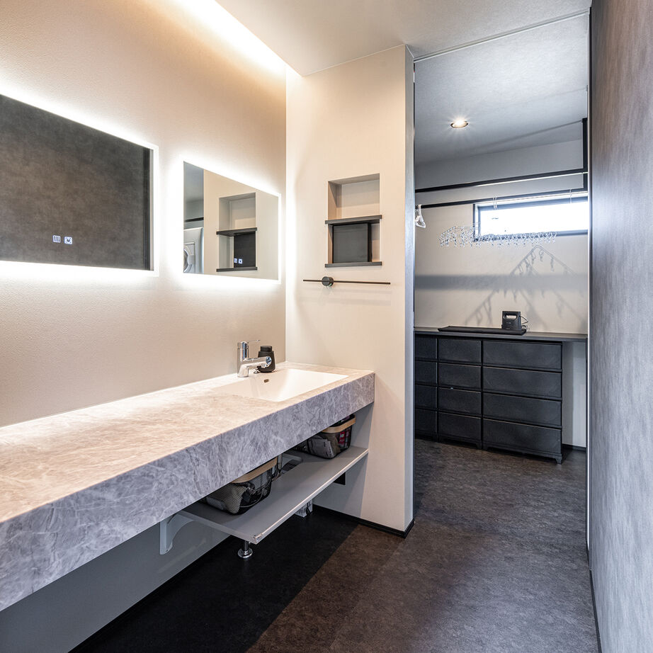 悠悠ホーム 【3000万円～3499万円で建てた家／34坪／間取り図あり】特別感を味わえる「ホテルライク」なデザインを追求の建築実例画像5