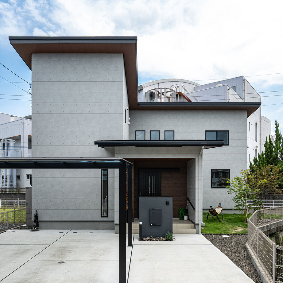 悠悠ホーム 【4000万円～4500万円で建てた家／約45坪／間取り図有】おもてなしの空間が広がる、家族やゲストが集う家の建築実例画像