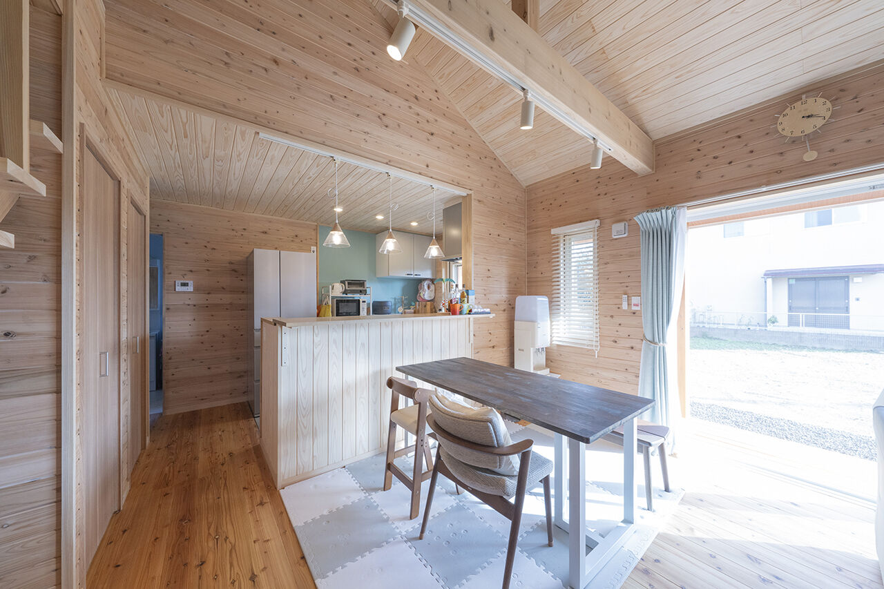 森のめぐみ工房 【2000万円台前半／間取り図有】平屋と2階建てのいいとこどり！自然素材と手仕事が息づく木の家の建築実例画像3