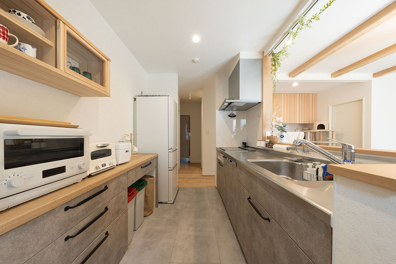 森のめぐみ工房 【1000万円台後半／平屋／間取り図有】猫ちゃんファースト！猫の自由と人の快適さを両立する、木の家の建築実例画像5