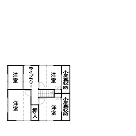 住総ハウジング カフェ経営の夢を店舗併用住宅で実現。サンクンリビングとビルトインガレージで快適な住まい【間取り有】の間取り図（4LDK＋店舗）2階