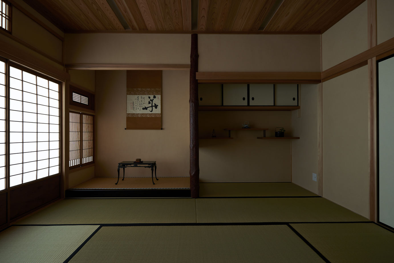 北条工務店一級建築士事務所 令和に息づく名建築。池の畔に佇む端正な外観。空間に行き渡るゆとりが品格を高める住まいの建築実例画像12