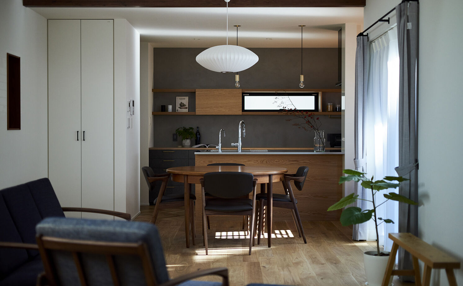 北条工務店一級建築士事務所 【奈良／3000万円台／和モダン／間取り図】老後は1階だけで暮らしが完結。平屋感覚で暮らせる2階建て住宅の建築実例画像3