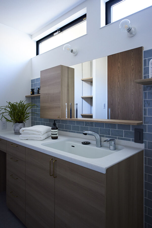 北条工務店一級建築士事務所 【奈良／3000万円台／和モダン／間取り図】老後は1階だけで暮らしが完結。平屋感覚で暮らせる2階建て住宅の建築実例画像15