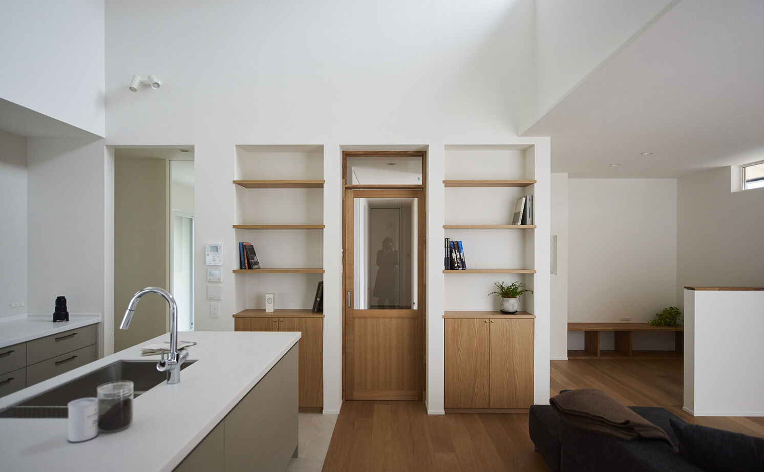 北条工務店一級建築士事務所 【奈良／4000万円台／ほぼ平屋／間取り図】空間がつながり、家族のつながりがさらに強くなる平屋のような家の建築実例画像4