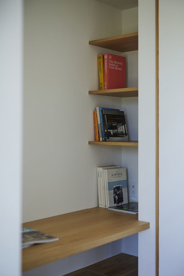 北条工務店一級建築士事務所 【大阪/平屋風の家/4000万円台】広がる視界、開放感を生み出す勾配天井…、大らかに子育てを楽しむ家の建築実例画像10