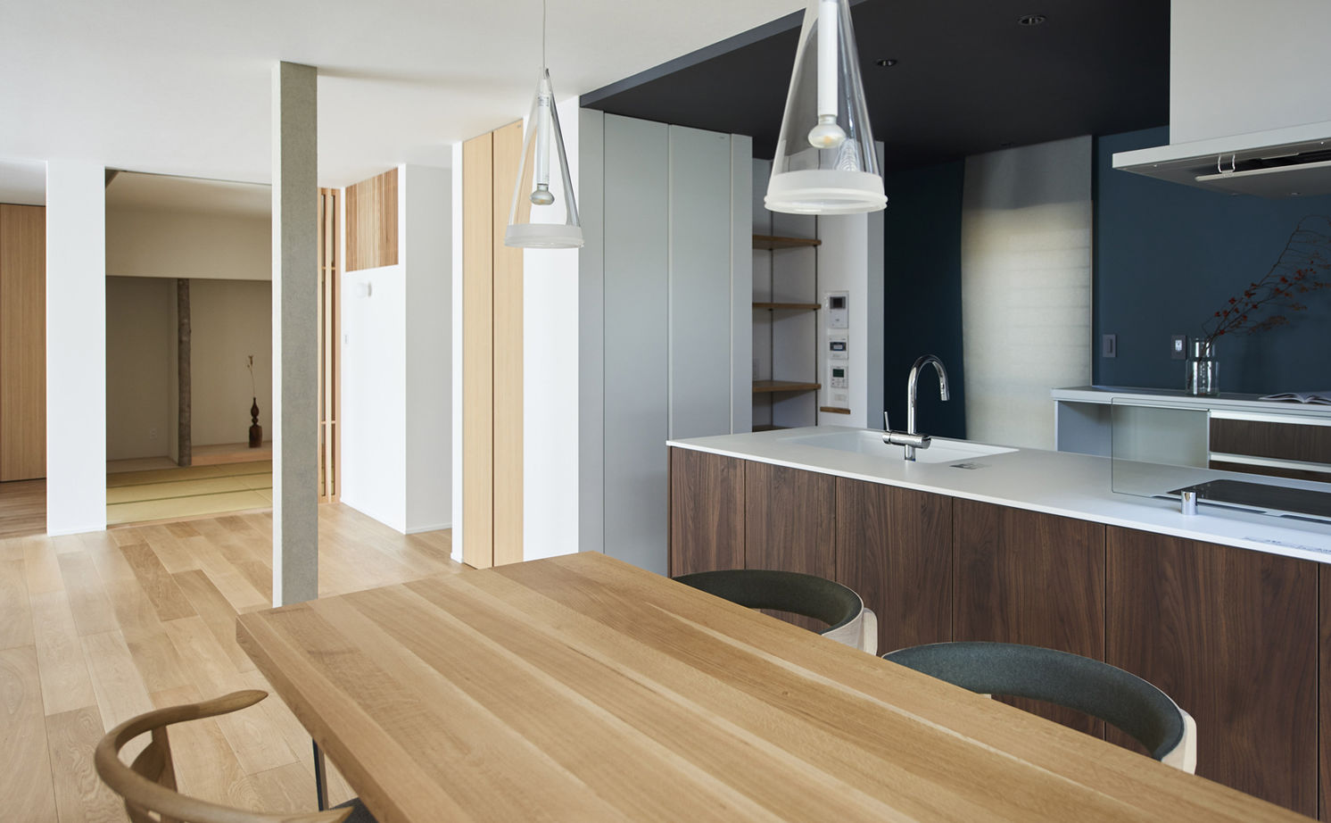 北条工務店一級建築士事務所 【奈良/二世帯住宅/3000万円台】「ただいま」「お帰り」の声が弾む、玄関からLDKへ視界が抜ける家の建築実例画像9