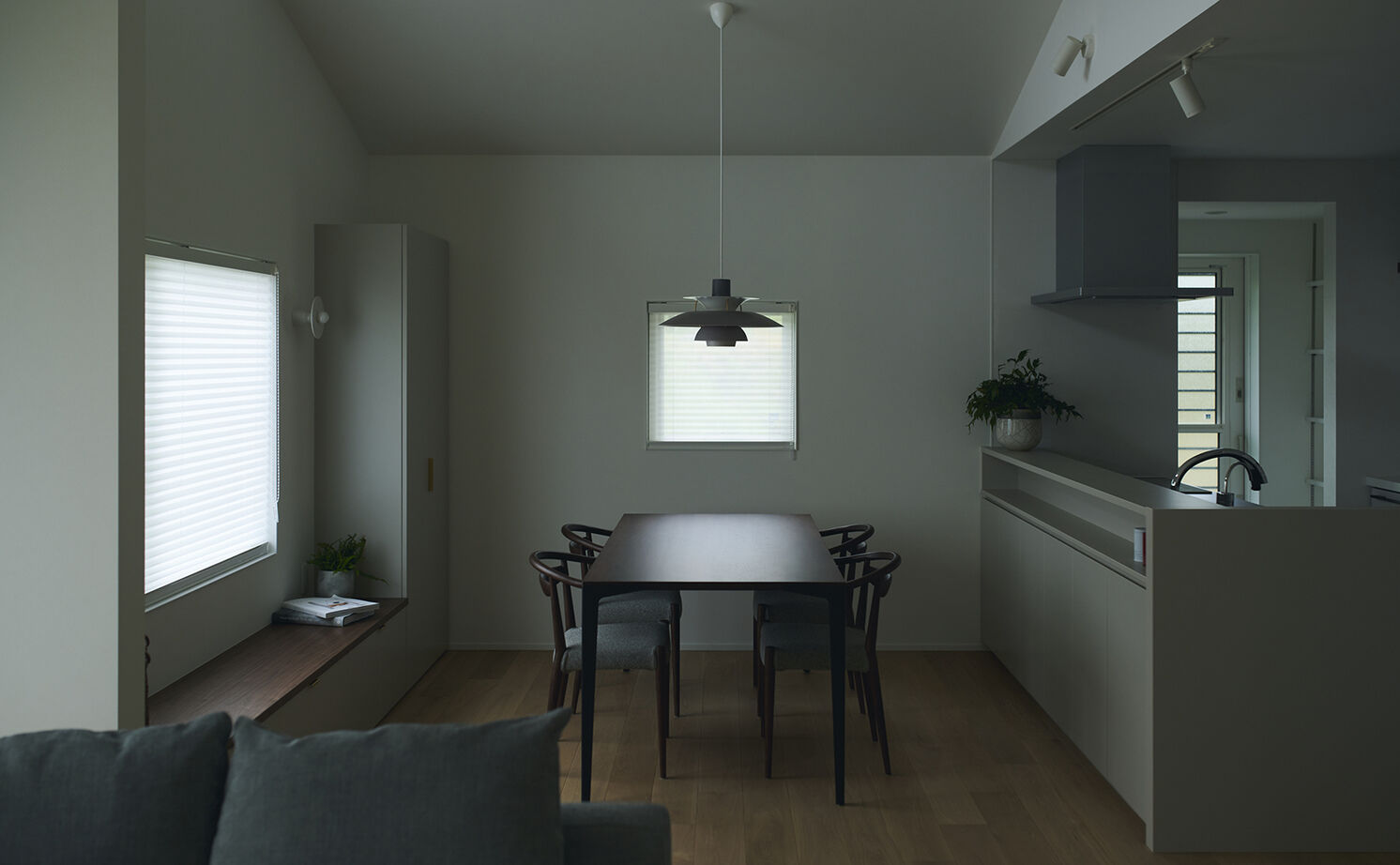 北条工務店一級建築士事務所 【奈良県／4000万円台／間取り図】家族の団らんもリモートワークも快適に。子育て中の共働き夫婦が建てた家の建築実例画像7