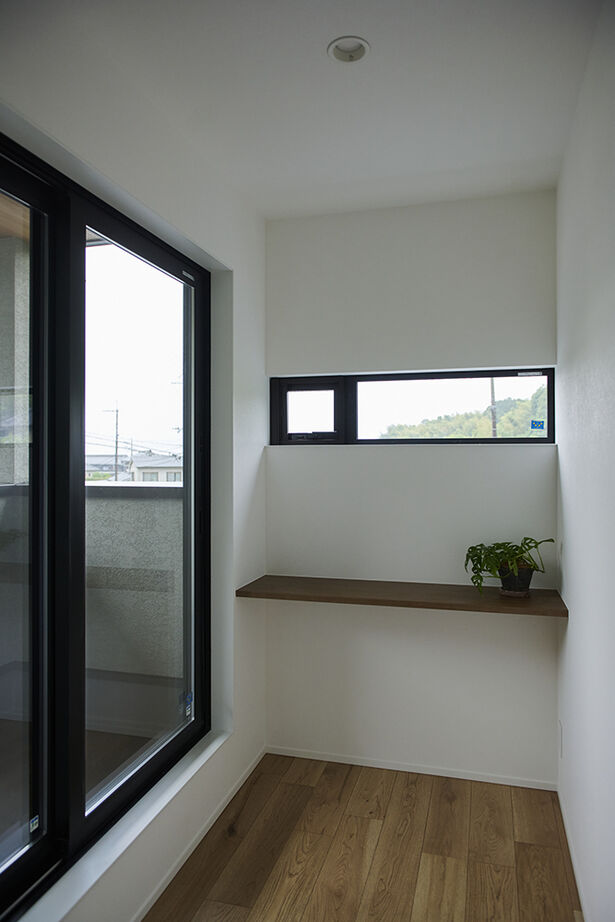 北条工務店一級建築士事務所 【奈良県／4000万円台／間取り図】家族の団らんもリモートワークも快適に。子育て中の共働き夫婦が建てた家の建築実例画像13