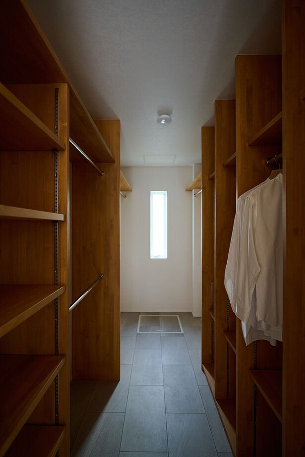 北条工務店一級建築士事務所 【奈良／4000万円台／間取り図】中庭から導く自然光や爽やかな風が気持ちいい、自然素材に心がやすらぐ家の建築実例画像16