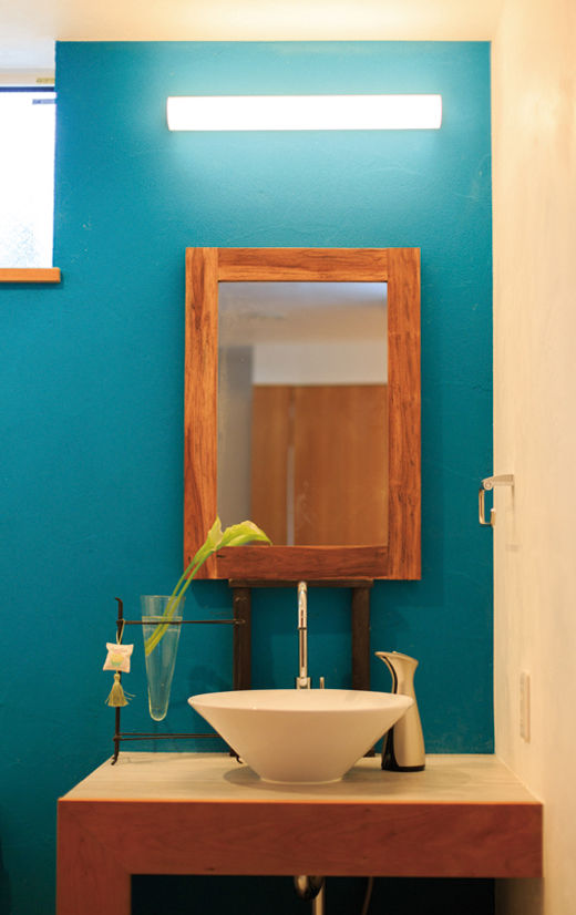 一級建築士事務所　和工務店 【全棟気密測定/世田谷区/40坪台/間取り】「家時間」の質を高めた、南リゾート風のおしゃれな住まいの建築実例画像8