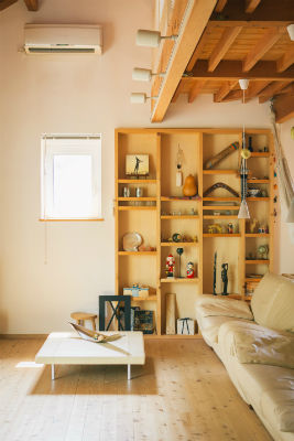 一級建築士事務所　和工務店 【全棟気密測定/多摩市/間取り】木の柔らかな質感＋陽光が心地よい。ハンモックでゆったりと過ごす暮らしの建築実例画像3
