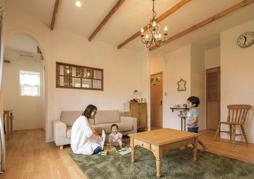 Vie house  デザインのセンスと自然素材　シックで優しい小さな空間の建築実例画像2