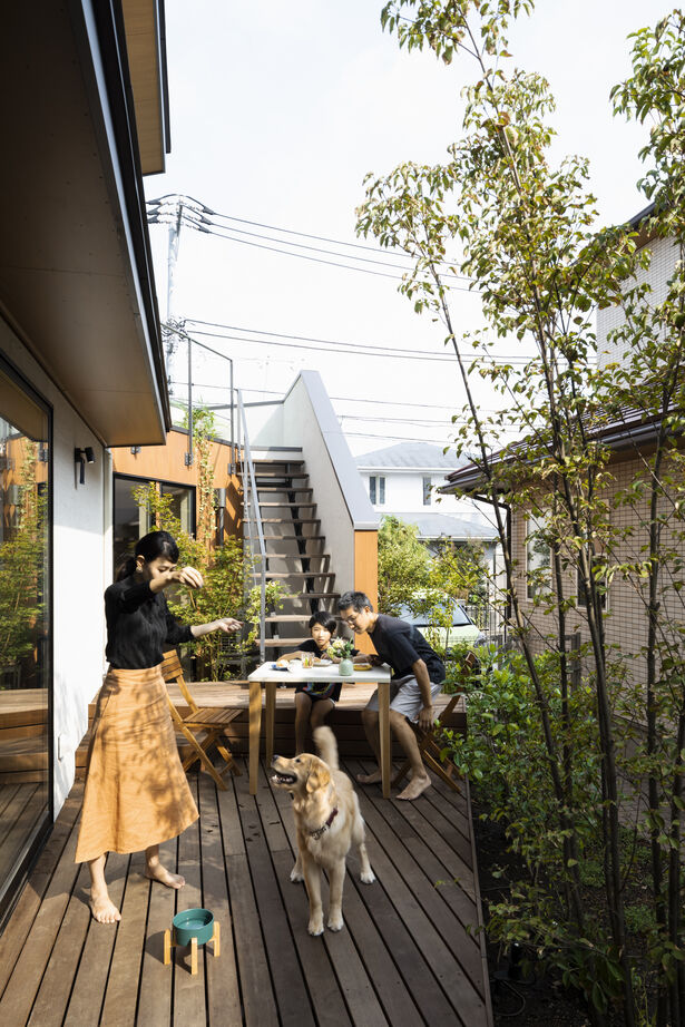 ミューズの家 【ライトコート|ペットと暮らす】内と外をつなぐ回遊動線が、家族のこころを開放し、安心を紡ぐの建築実例画像2