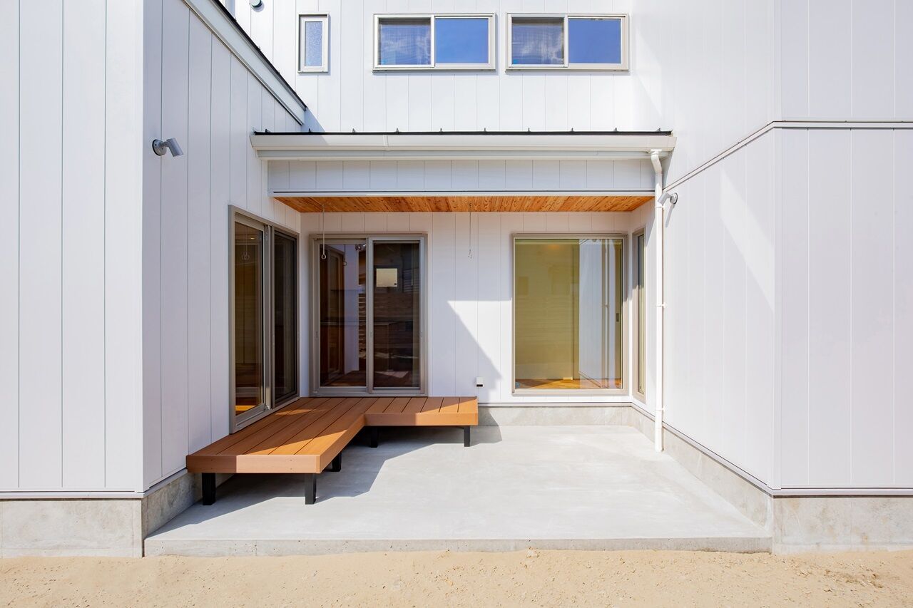 住み家 オーク×アイランドキッチンとインナーテラスの家の建築実例画像6