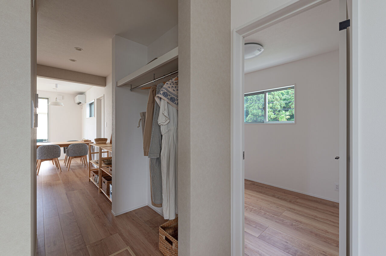 LIMINI 【三重県/平屋/19坪/間取り図有】ライフスタイルの変化に柔軟に対応できる、自由度の高い1LDKの平屋の建築実例画像6