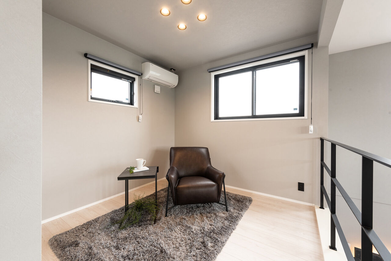 オスカーホーム 開放感あふれる吹き抜けリビング＆インナーガレージを中心に描く多彩なライフシーンの建築実例画像7