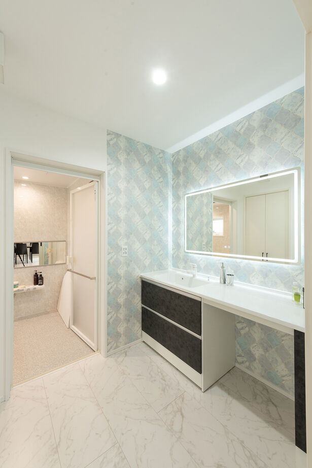 オスカーホーム 開放感あふれる吹き抜けリビング＆インナーガレージを中心に描く多彩なライフシーンの建築実例画像9