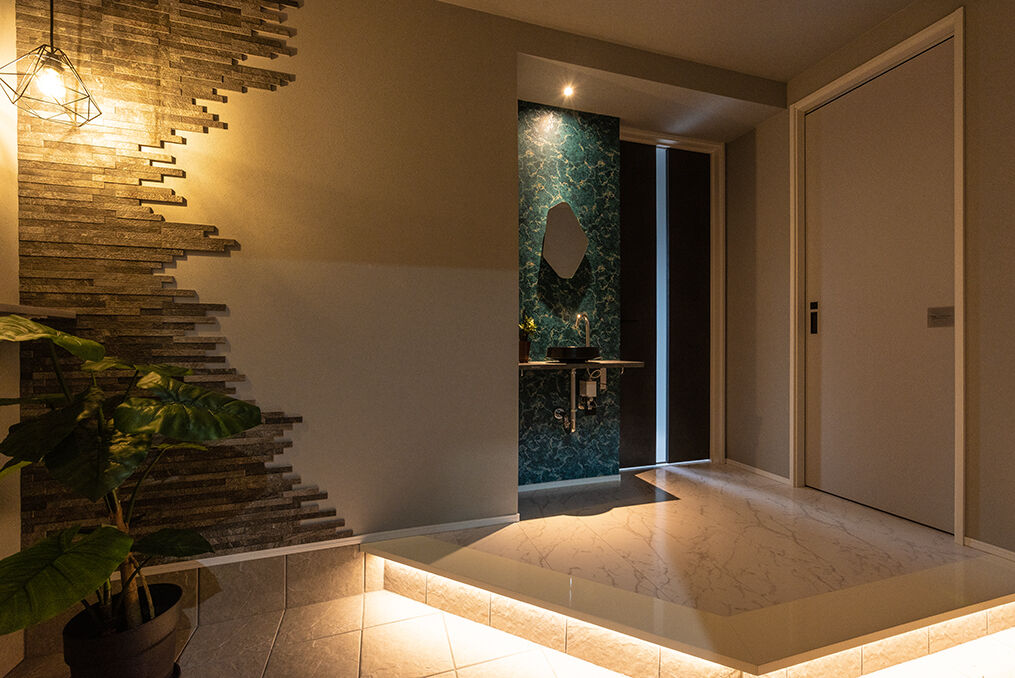 オスカーホーム 開放感あふれる吹き抜けリビング＆インナーガレージを中心に描く多彩なライフシーンの建築実例画像10