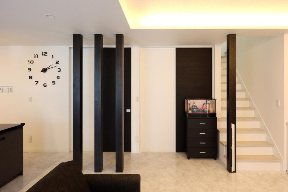 生杉建設 【2000万円台｜苫小牧市｜2階建て｜オーダーキッチン】シンプルさにこだわった、白が映えるモダンな家の建築実例画像3