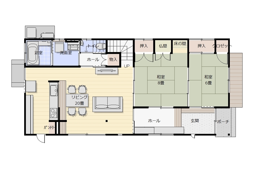 Suumo 三世代が仲良く暮らせる間取り 懐かしさを感じる日本の家を 橋本建設 の建築実例詳細 注文住宅