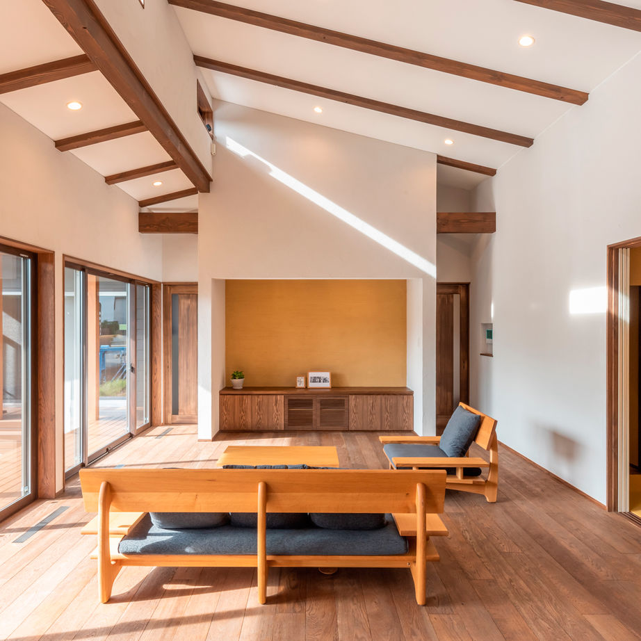 愛和 【愛知/平屋/30畳LDK/ビルドインガレージ】セカンドライフを過ごす大らかな平屋は愛犬にもやさしい木の家の建築実例画像5