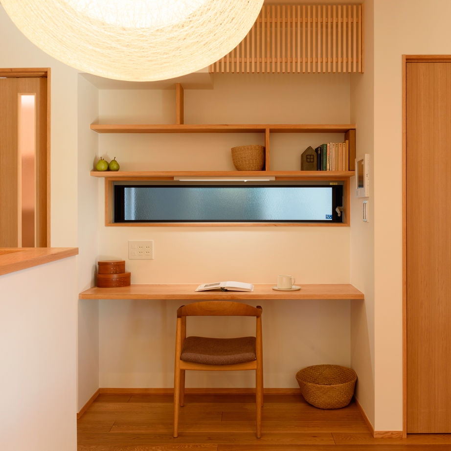 愛和 【愛知/和モダン/大屋根】格子が魅せる木の美しさと大垂木による大空間の実現の建築実例画像7