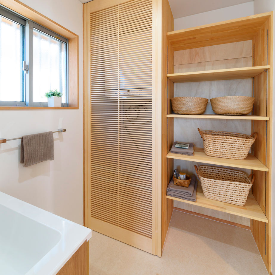 愛和 【愛知/和モダン/大屋根】格子が魅せる木の美しさと大垂木による大空間の実現の建築実例画像9