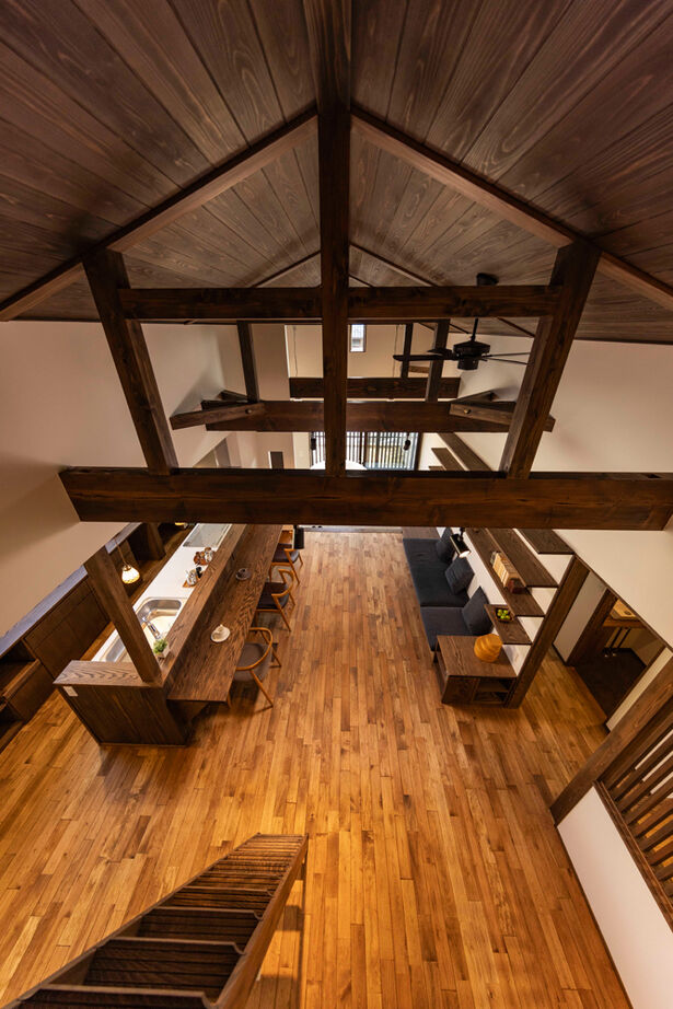 愛和 【2000万円台×22坪×平屋×間取図】古民家喫茶の空気をまとうLDK。木の温もりと珈琲の香りに包まれる平屋の建築実例画像9